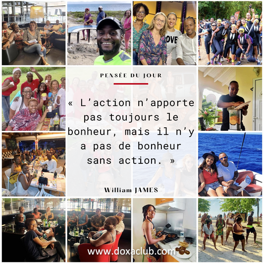 Le bonheur naît de l’action