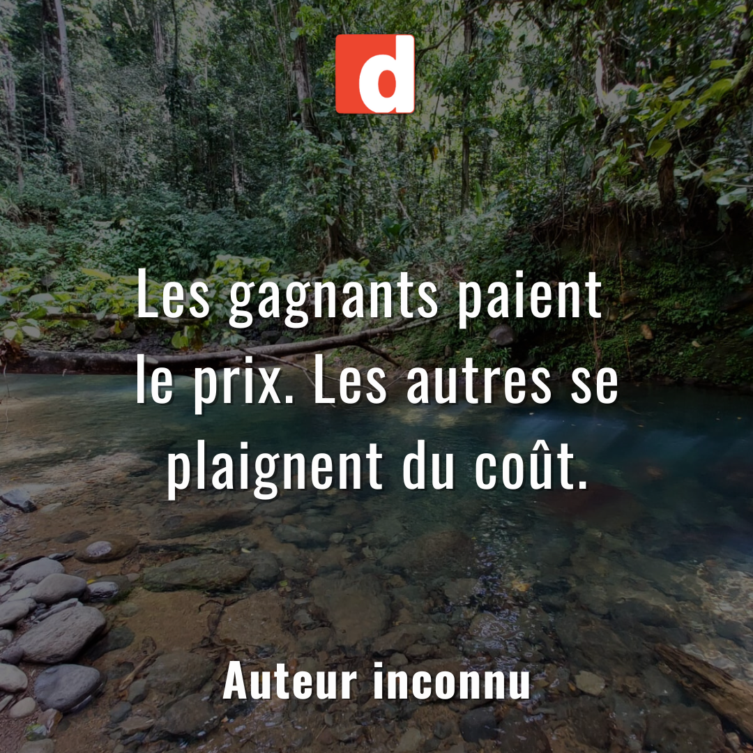 Gagner ou se plaindre : à toi de choisir