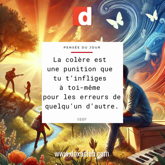 La colère, une punition que l’on s’inflige soi-même