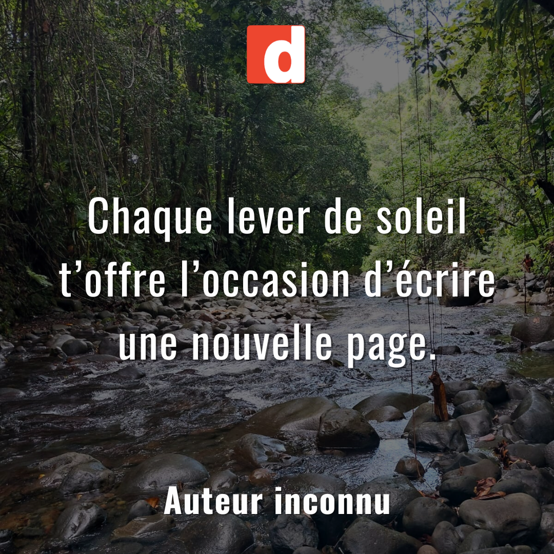 Et si aujourd’hui était une nouvelle page ?