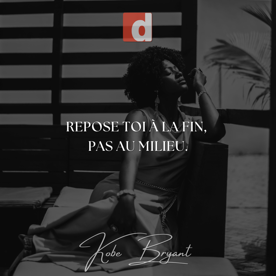 Pas maintenant. Repose-toi à la fin.