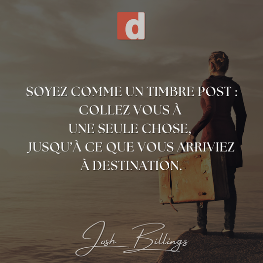Reste collé à ta vision
