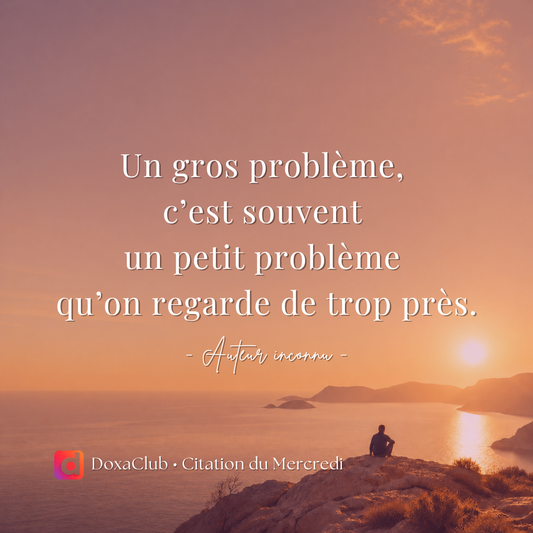 Prends du recul : tout change
