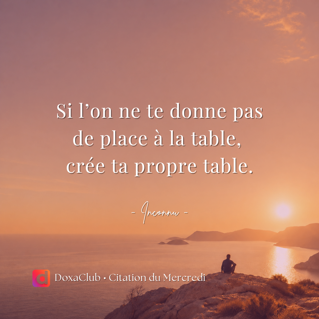 Crée ta propre place